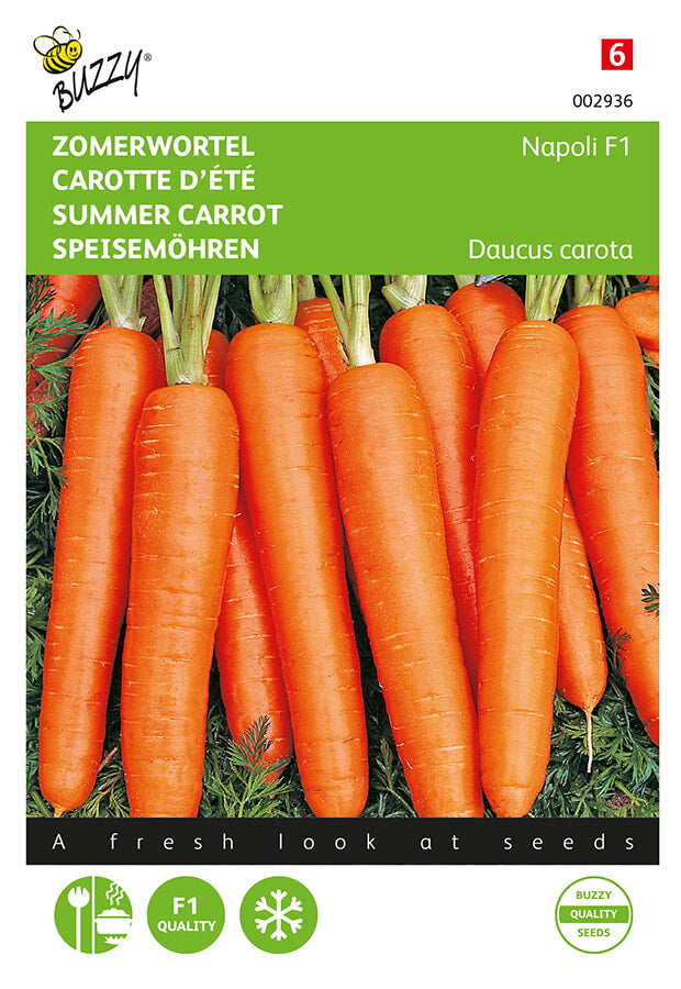 Summer Carrot - Napoli F1 - 800 Seeds