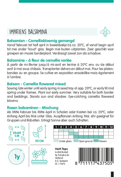 Balsam - Camellia Flowered - 1,5g