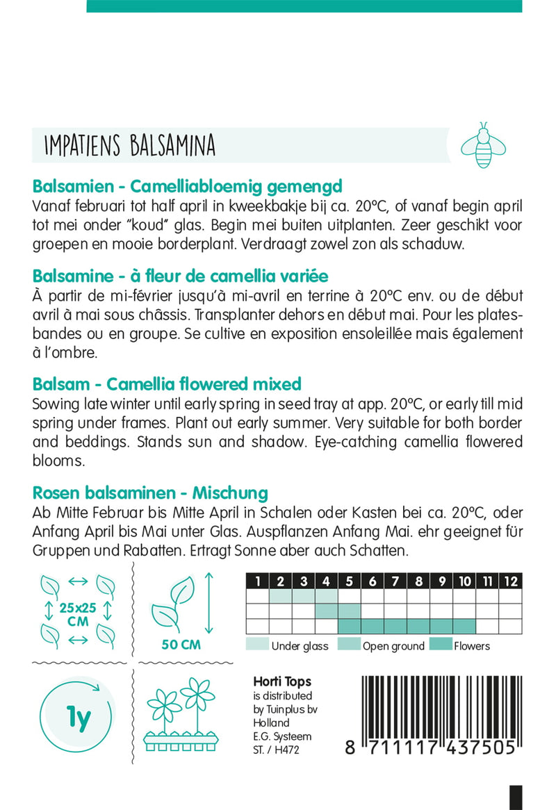 Balsam - Camellia Flowered - 1,5g