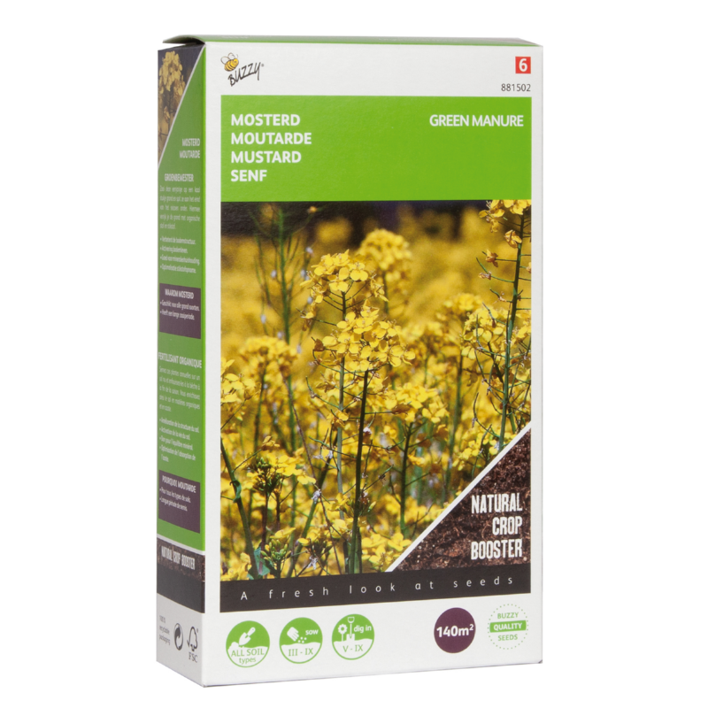 Green Manure - Musterd - 140 g - 140 m2