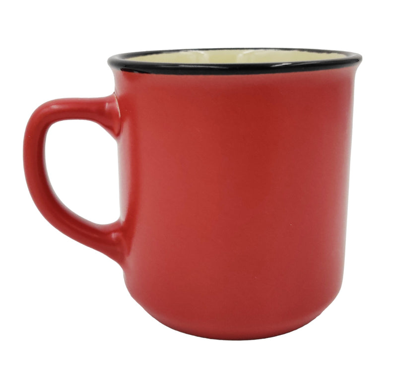 Mug Camp Red with Tulip - Small