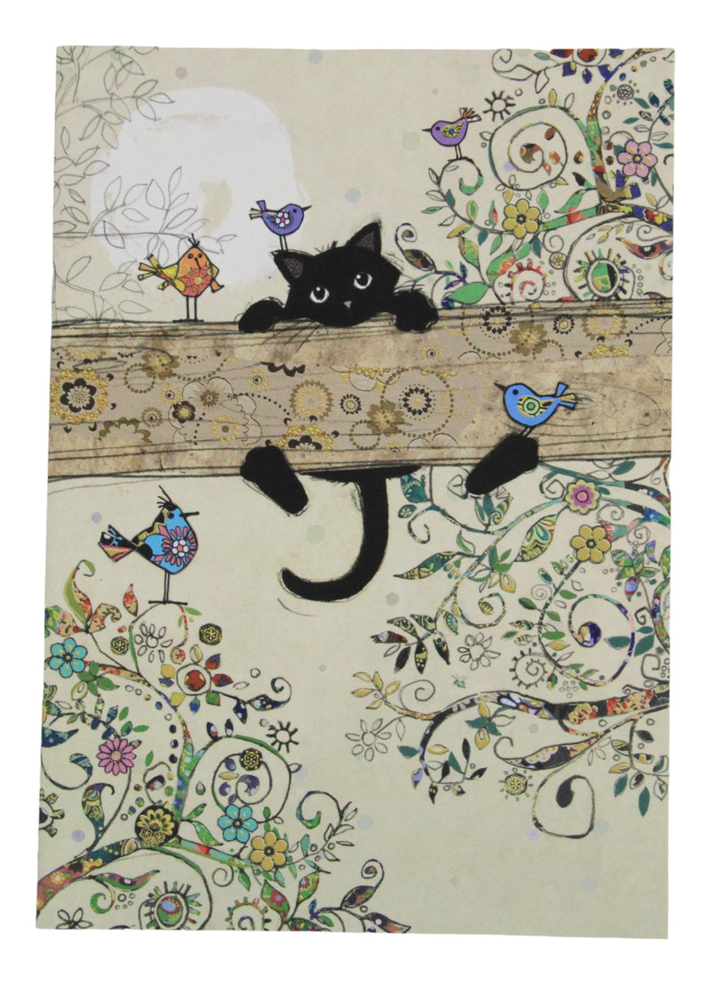 A5 Notebook - Cat On Branche