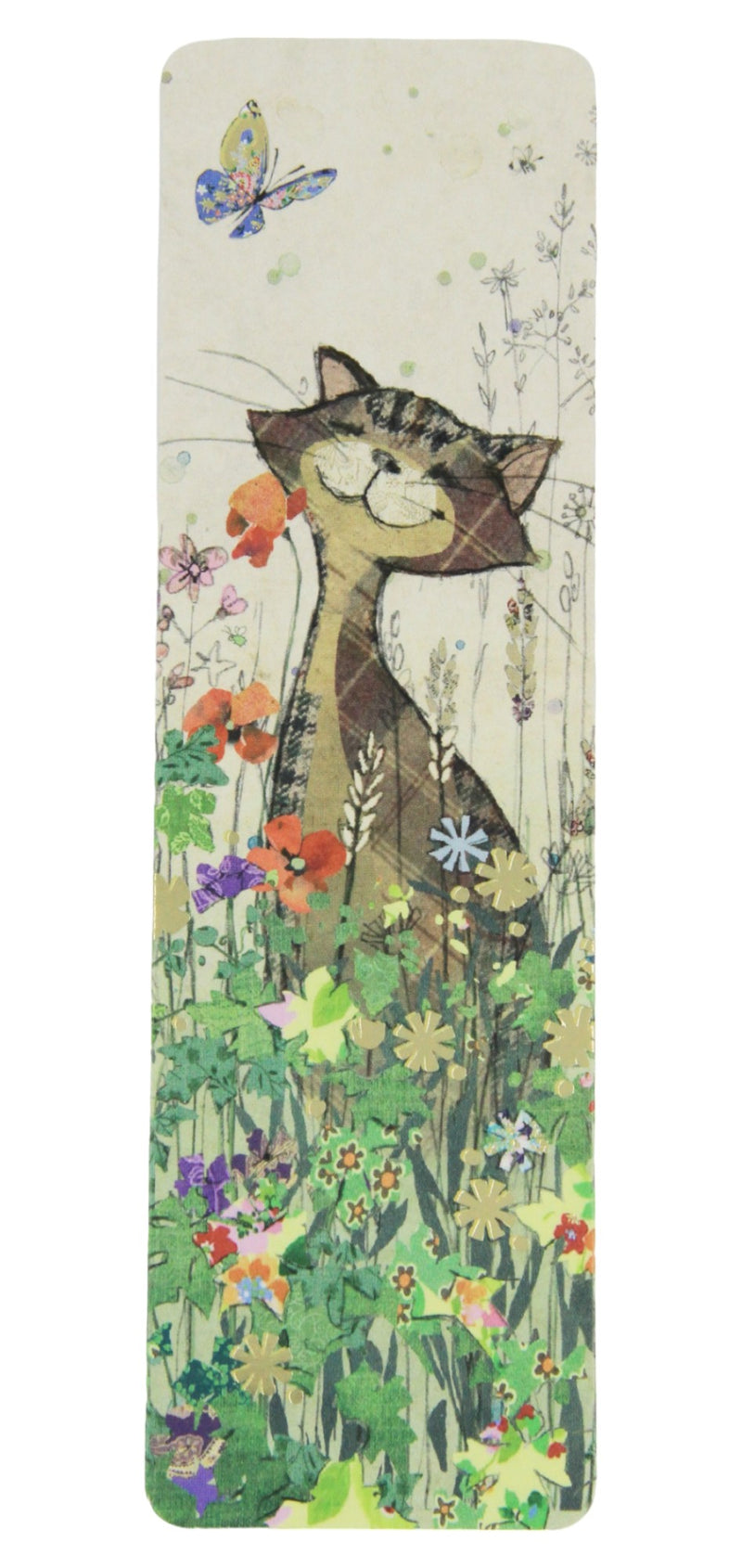 Bookmark - Cat With Poppies