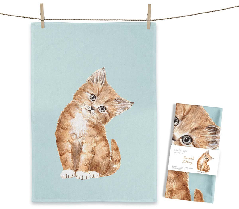 Tea Towel - Sweet Kitty