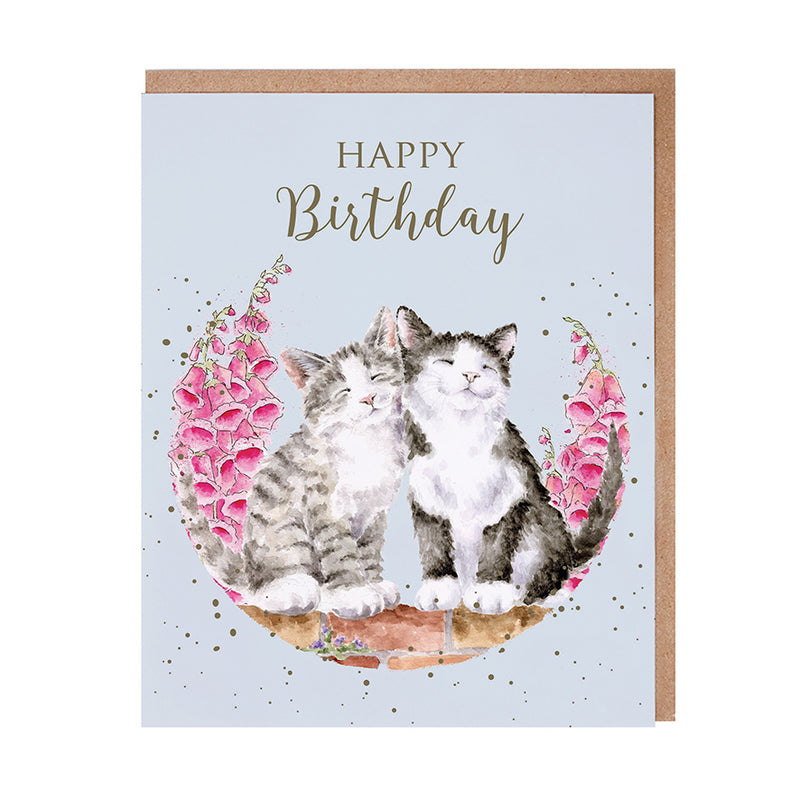 Birthday Card - Happy Purrthday