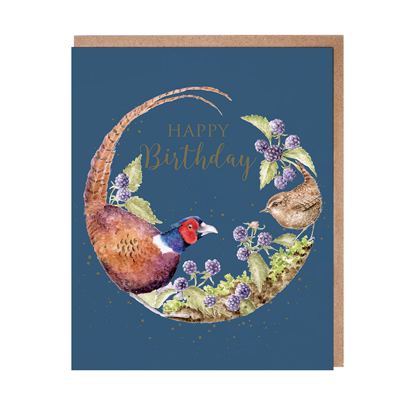 Birthday Card - Through the Brambles