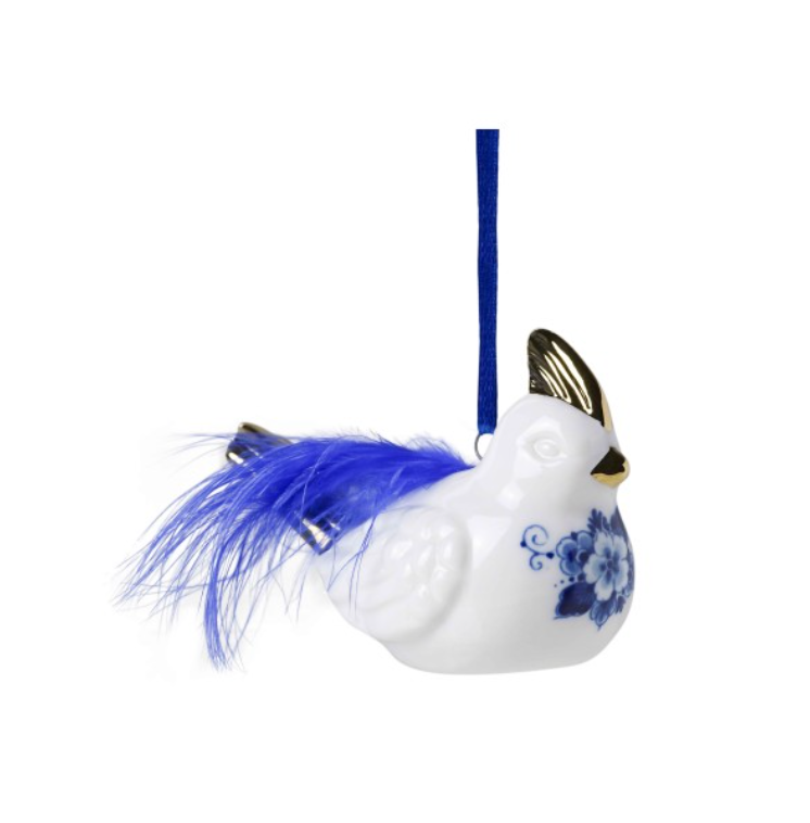 Christmas Ornament - Rooster with Feather