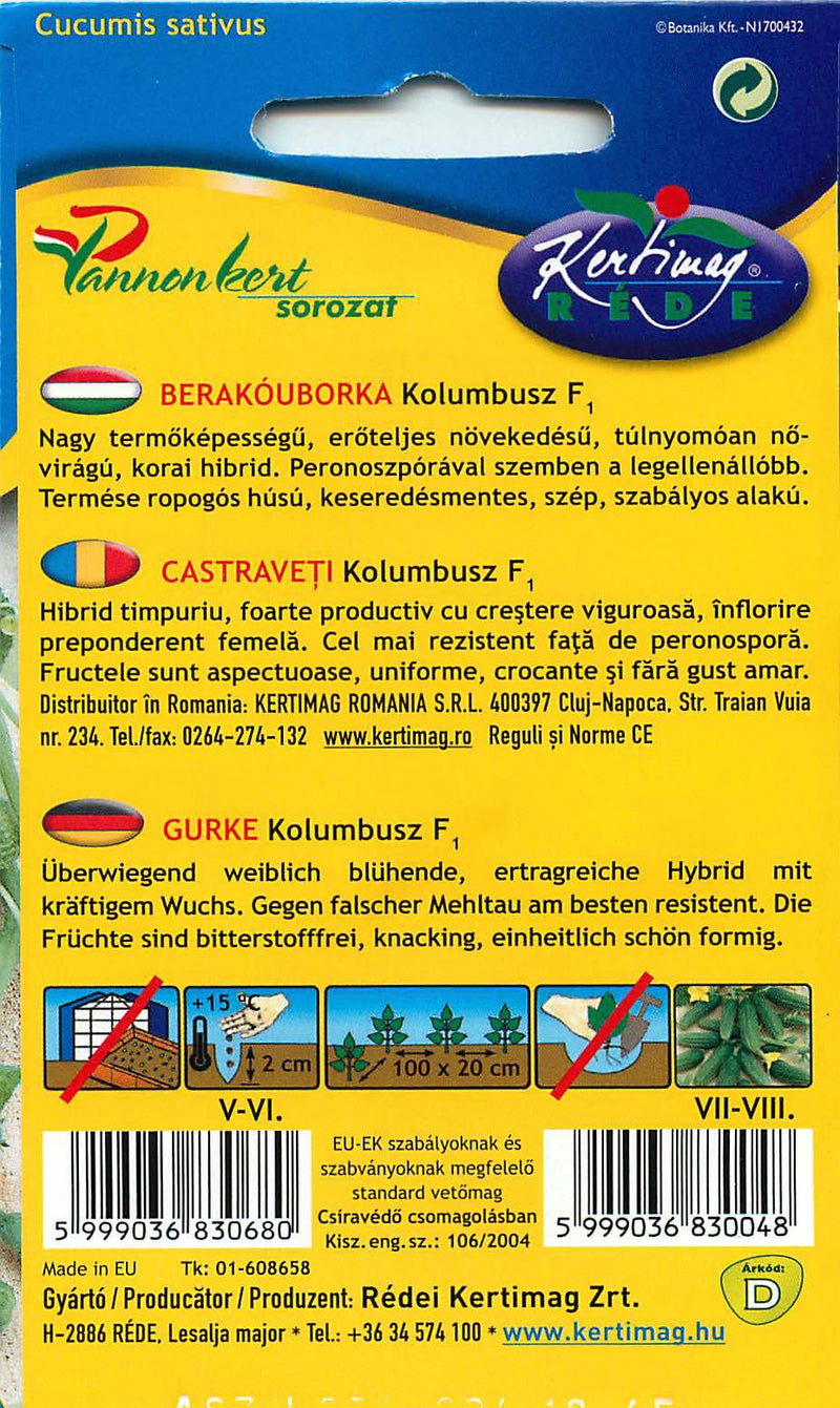 Berakóuborka - Kolumbusz F1 - 2g