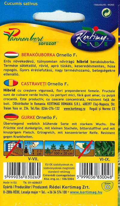 Berakóuborka - Ornello F1 Hibrid - 2g