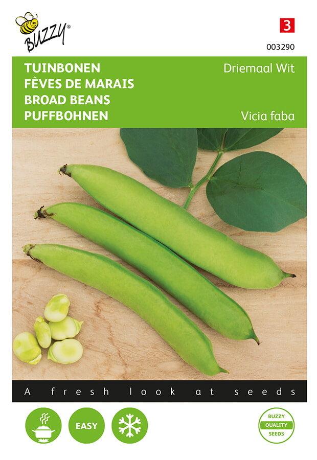 Broad Beans - Driemaal Wit - 40g