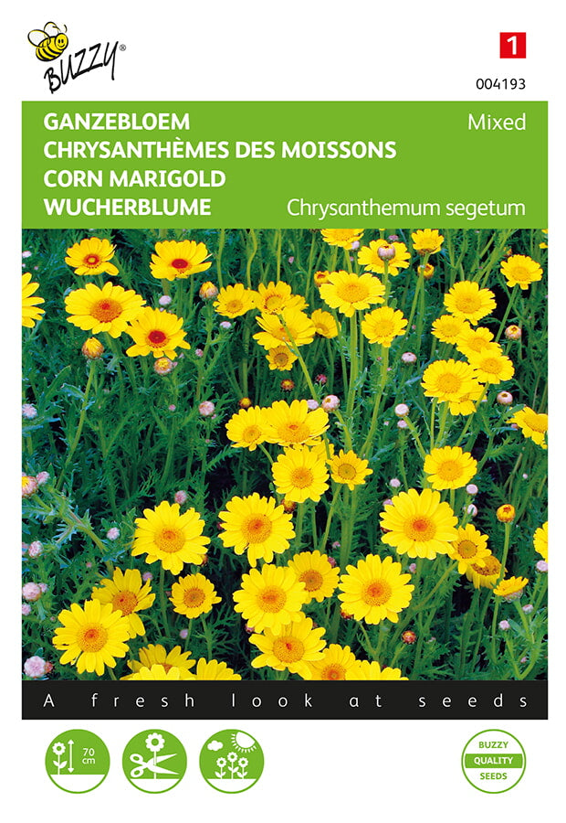 Corn Marigold - Yellow Shades - Mix - 0,2g