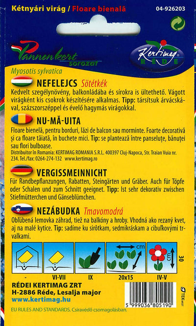 Nefelejcs – Sötétkék - 0,25g