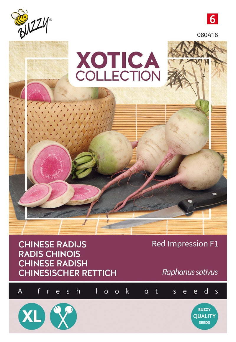 Chinese Radish - Red Impression F1 - 50 Seeds