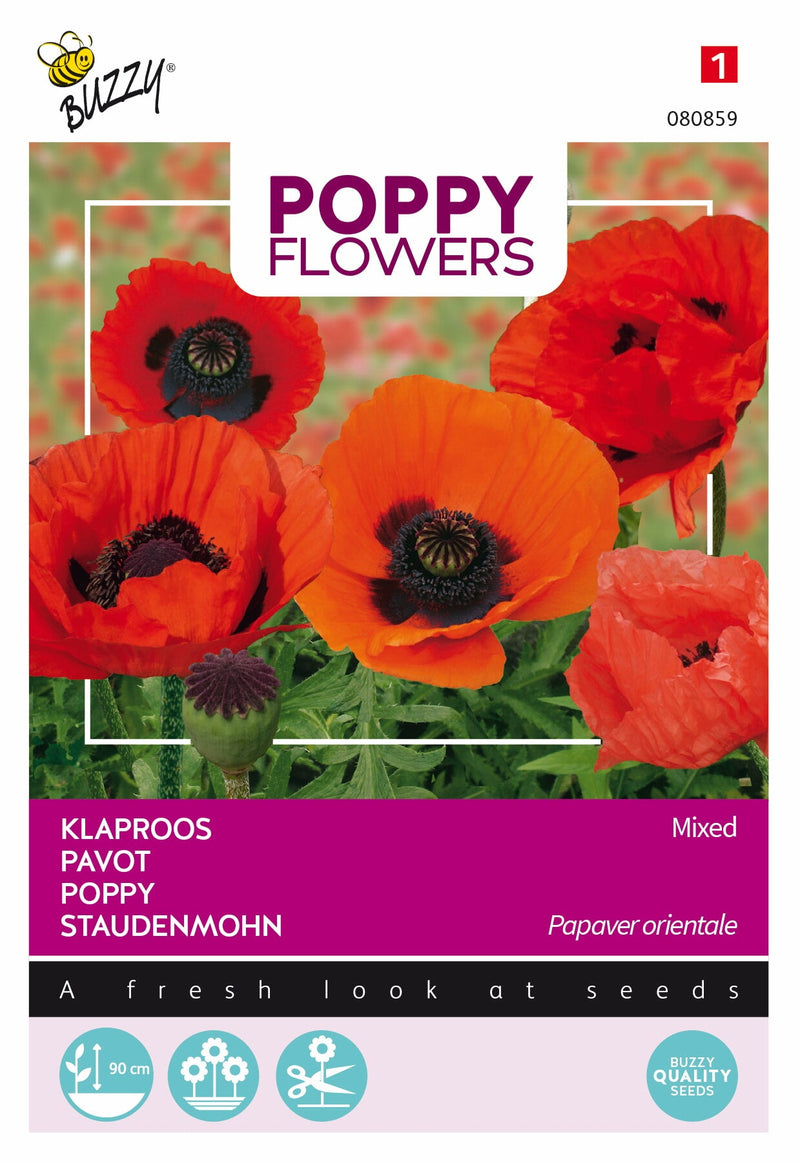 Oriental Poppy - Mixed - 0,15g